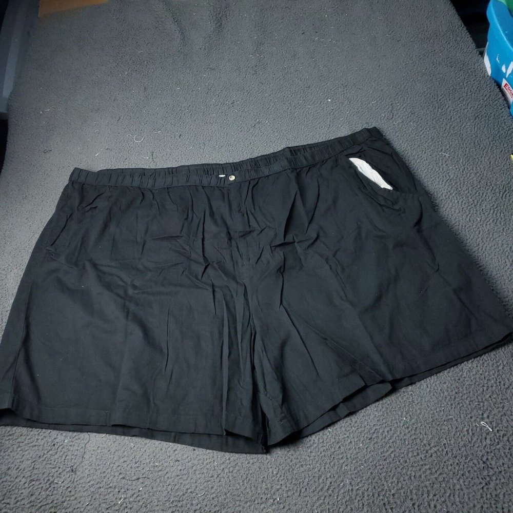 King Size Shorts Mens Size 8XL Big & Tall  Black Chino Khaki